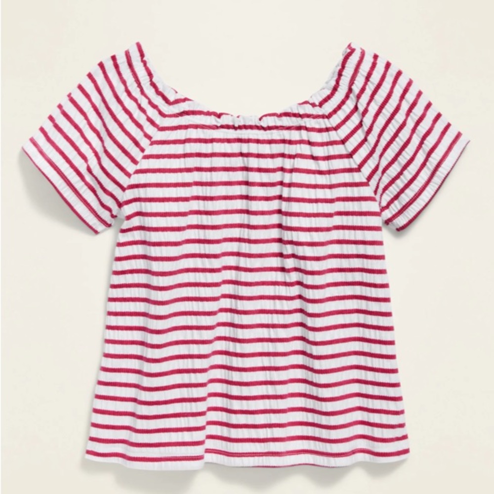 NWT Old Navy 5T striped raglan sleeve shirt
